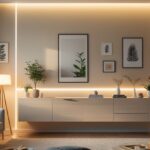 Sådan skaber du den perfekte atmosfære med belysning og en væghængt skænk til hjemmet