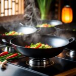 Skab den perfekte stemning til asiatiske retter med wokpander og belysning